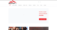 Desktop Screenshot of deltatop.cz