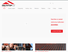 Tablet Screenshot of deltatop.cz